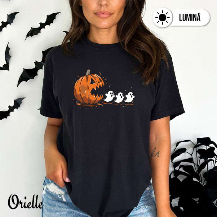 Tricou Relaxed Fit Fosforescent Ghost Hunt [3]