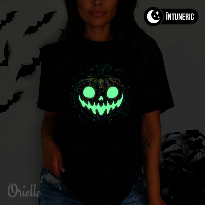 Tricou Relaxed Fit Fosforescent Pumpkin [4]