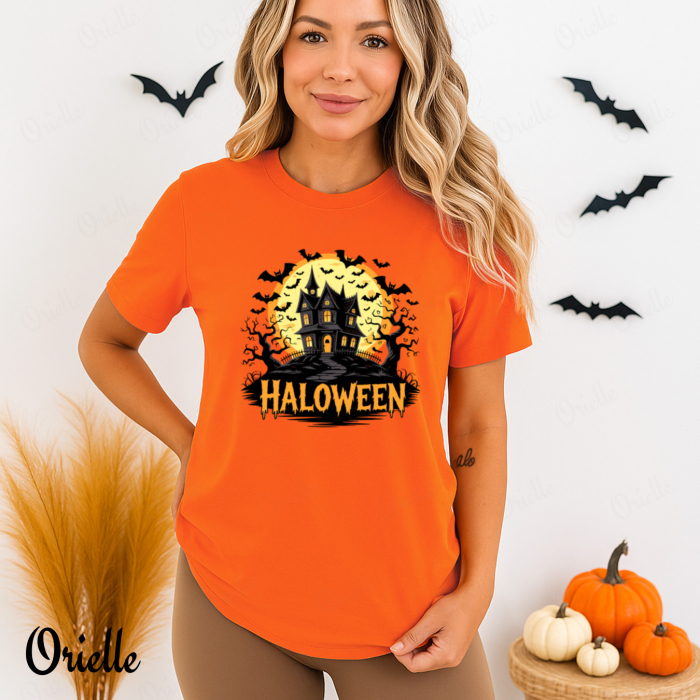 Tricou Relaxed Fit Halloween House [1]