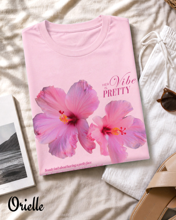Tricou Relaxed Fit Pretty Vibe [2]