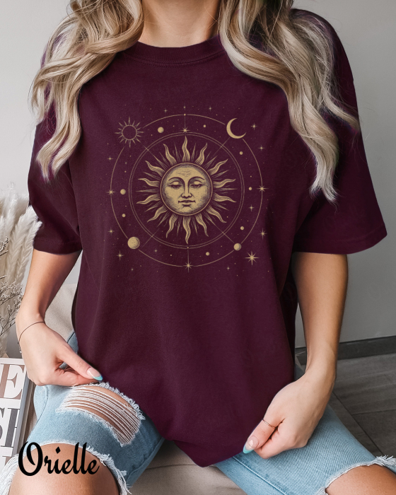 Tricou Relaxed Fit Solar Circle [1]