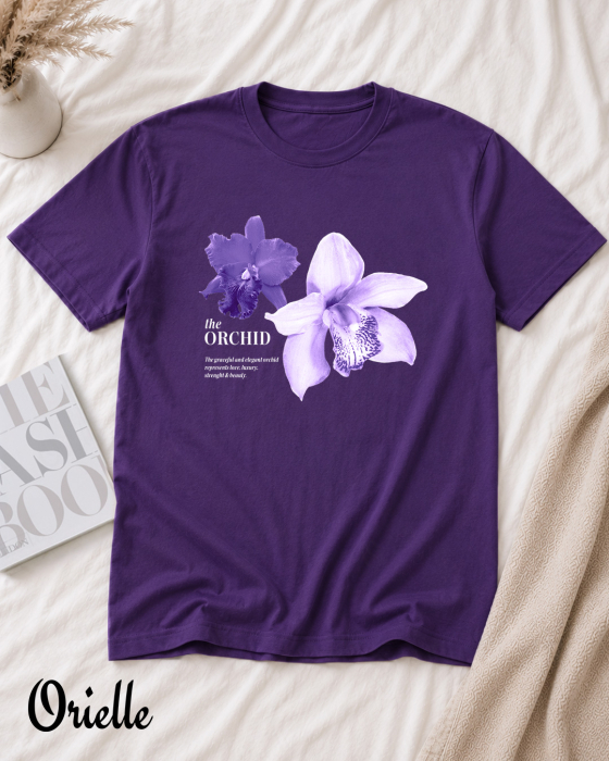 Tricou Relaxed Fit The Orchid [2]