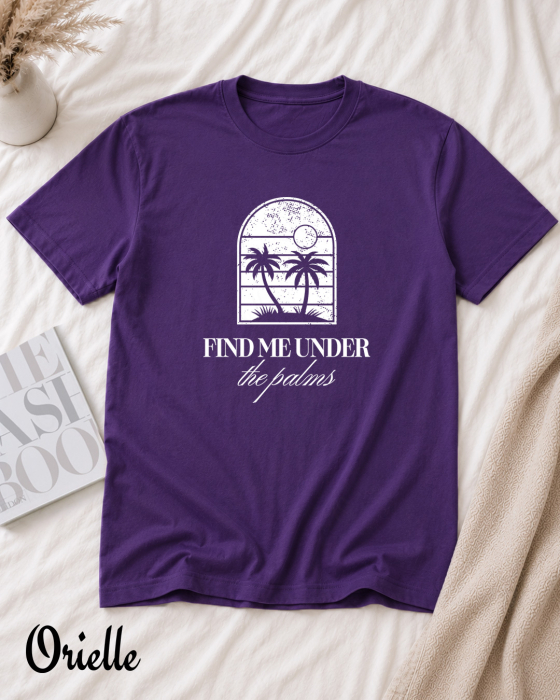 Tricou Relaxed Fit Under Palms [2]
