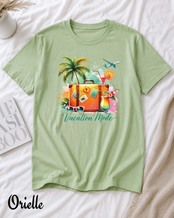 Tricou Relaxed Fit Vacation Mode [2]
