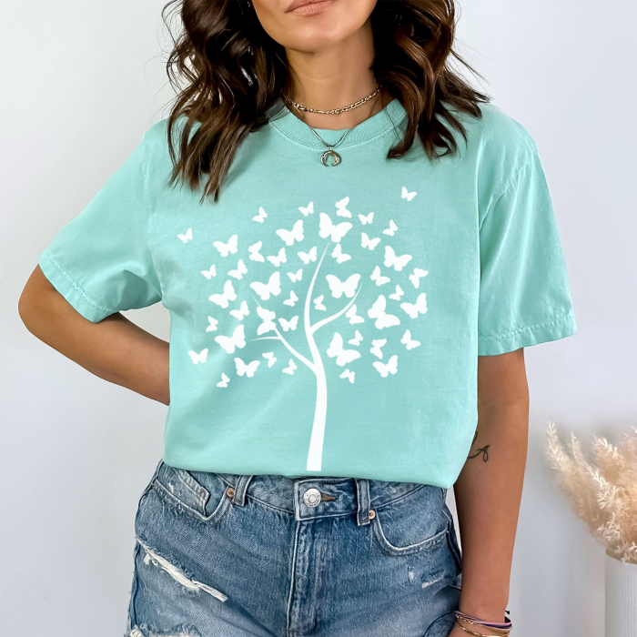 Tricou Oversized White Tree [1]