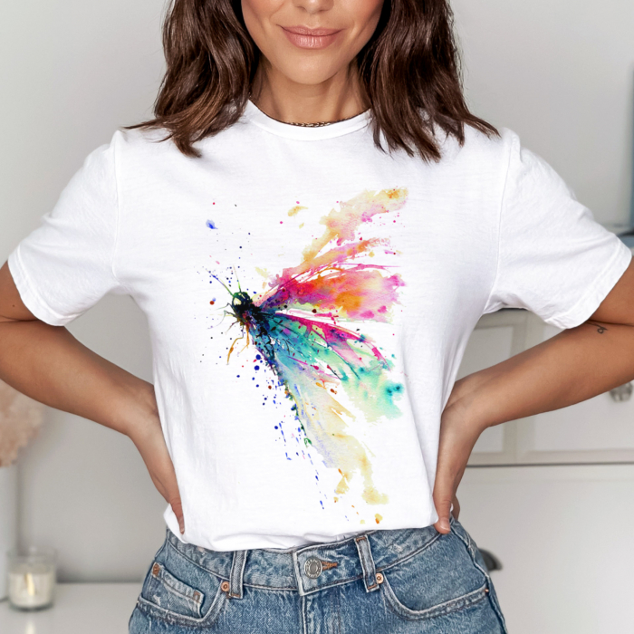 Tricou Watercolor Fly [1]
