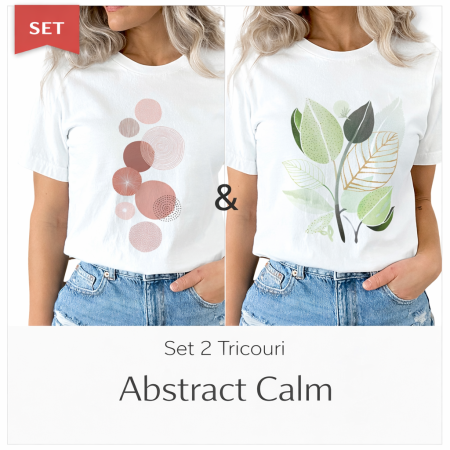 Pachete Tricouri - Set 2 Tricouri Abstract Calm