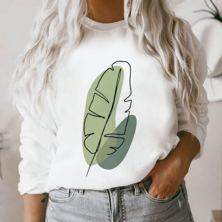 Bluze - Bluza Green Deco
