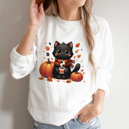 Bluze Toamna - Bluza Cozy Cat