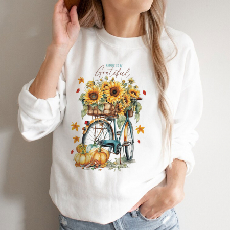 Bluze Toamna - Bluza Choose Grateful