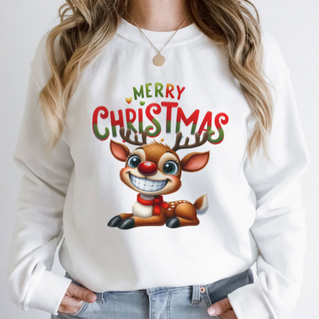 Bluze Craciun - Bluza Smiley Deer