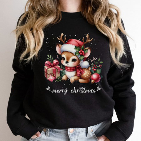 Bluze Craciun - Bluza Reindeer Holiday