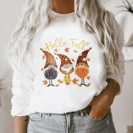 Bluze Toamna - Bluza Hello Gnomie