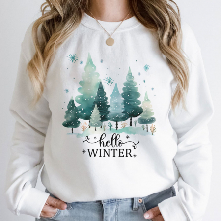 Bluze Craciun - Bluza Winter Forest
