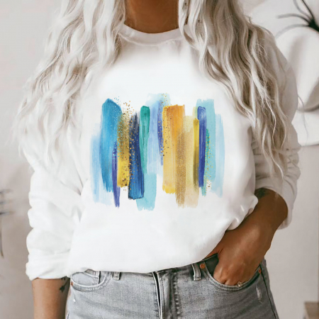 Bluze - Bluza Blue Strokes
