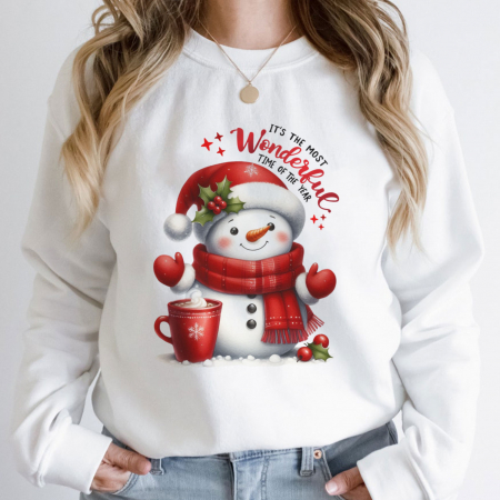 Bluze Craciun - Bluza Wonderful Snowman