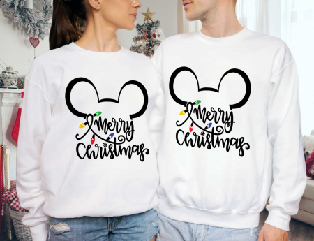 Seturi Bluze - Bluze Cuplu Christmas Lights