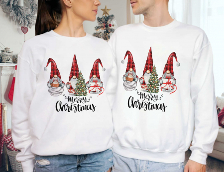 Bluze Cuplu - Bluze Cuplu Cozy Gnomes