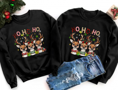 Bluze Cuplu - Bluze Cuplu Reindeer Cheer