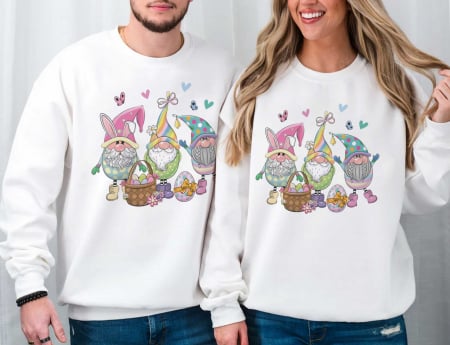 De Cuplu - Bluze Cuplu Easter Gnomes