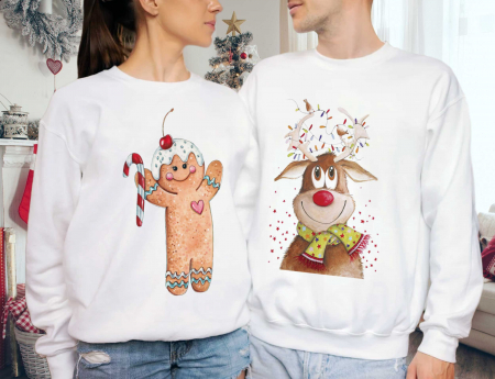 Bluze Cuplu - Bluze Cuplu Ginger Deer