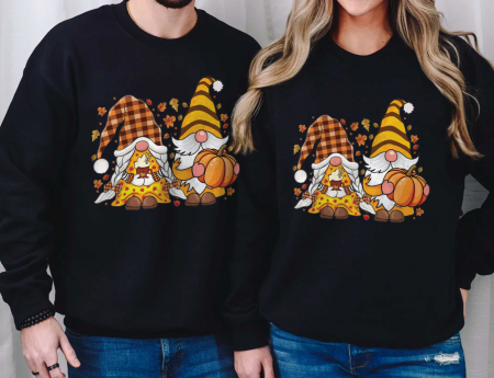 De Cuplu - Bluze Cuplu Autumn Gnomes