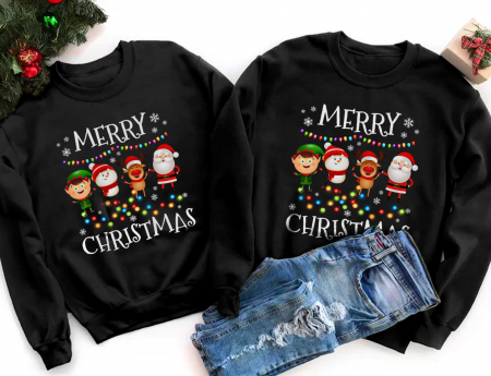 Bluze Cuplu - Bluze Cuplu Merry Squad