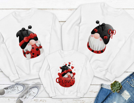Seturi Familie - Bluze Familie Love Gnomes