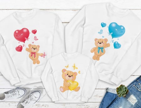 Seturi Familie - Bluze Familie Love Bears