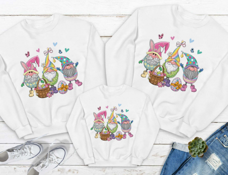 Seturi Familie - Bluze Familie Easter Gnomes