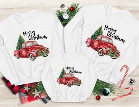 Bluze Familie - Bluze Familie Festive Car