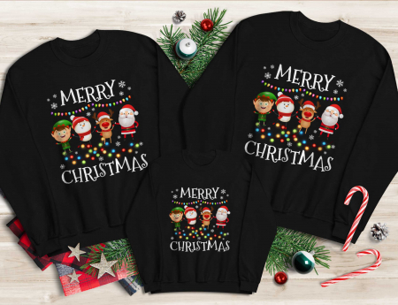 Bluze Familie - Bluze Familie Merry Squad