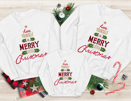 Bluze Familie - Bluze Familie Little Christmas