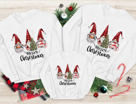Bluze Familie - Bluze Familie Cozy Gnomes