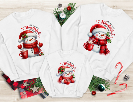 Bluze Familie - Bluze Familie Wonderful Snowman