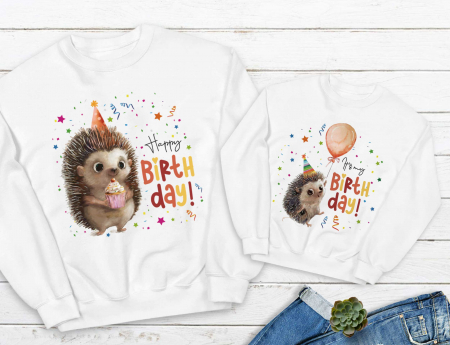 Seturi Mama Copil - Bluze Mama Copil Birthday Hogs