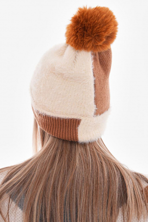 Caciula Doua Culori Maro [2]