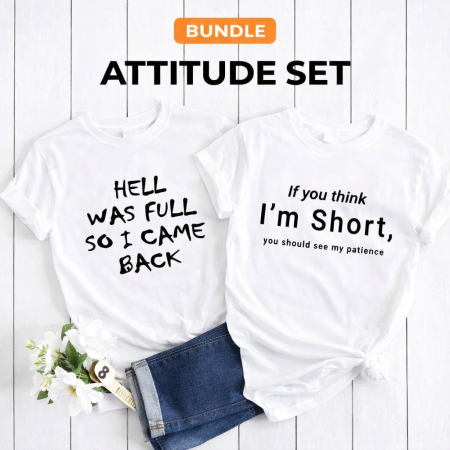 Pachete Tricouri - Set 2 Tricouri Attitude Set