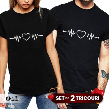 Valentine's Day - Set Cuplu Couple Heartbeat