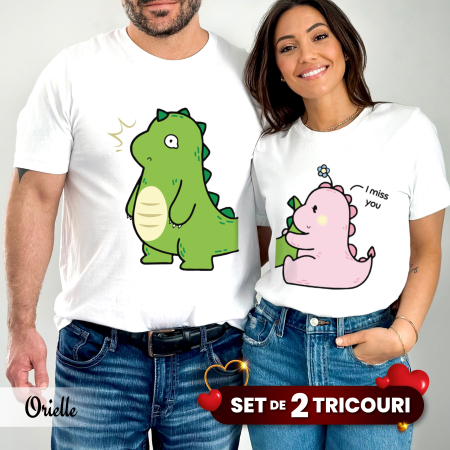 Valentine's Day - Set Cuplu Dino Love