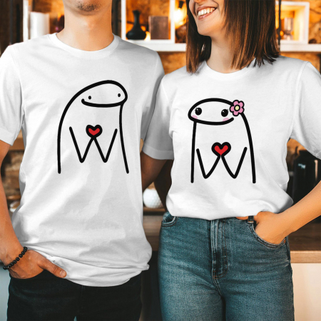 Seturi Tricouri - Set Cuplu Hello Love