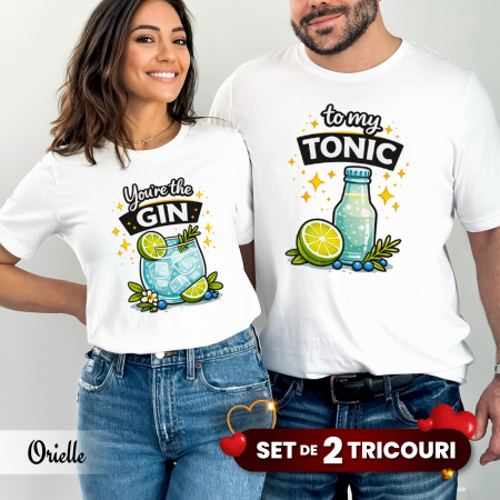 Valentine's Day - Set Cuplu Gin Couple