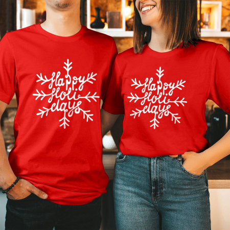Seturi Craciun - Set Cuplu Happy Snowflake