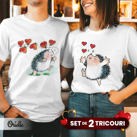 Valentine's Day - Set Cuplu Hedgehog Love