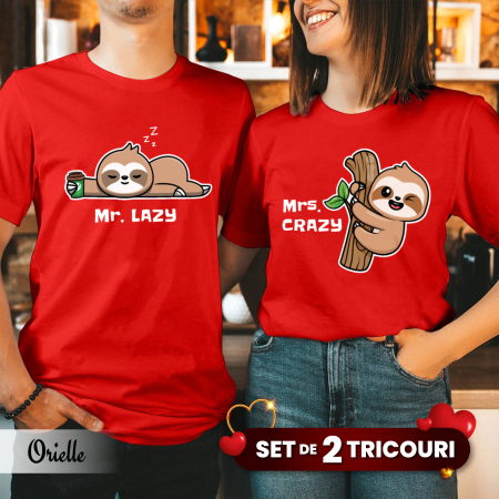 Valentine's Day - Set Cuplu Lazy Crazy