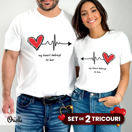 Valentine's Day - Set Cuplu My Heart Belongs