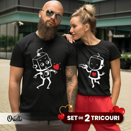 Valentine's Day - Set Cuplu Robot Love
