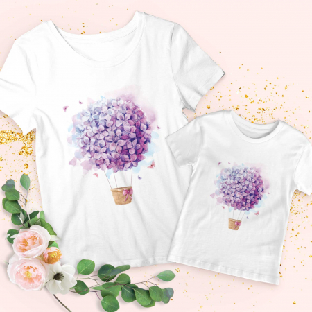 Seturi Tricouri - Set Flower Balloon