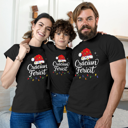 Seturi Tricouri - Set Familie Crăciun Vesel
