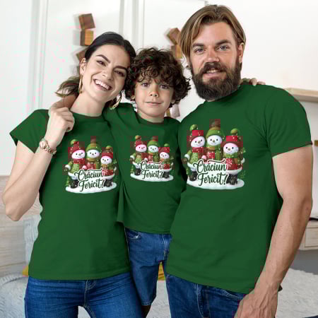 Seturi Tricouri - Set Familie Familia de Zăpadă